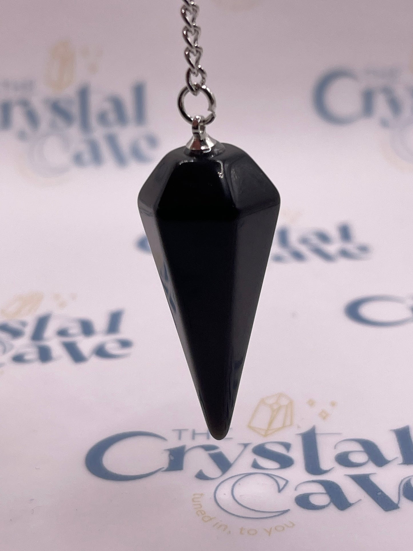 Obsidian Crystal Pendulum