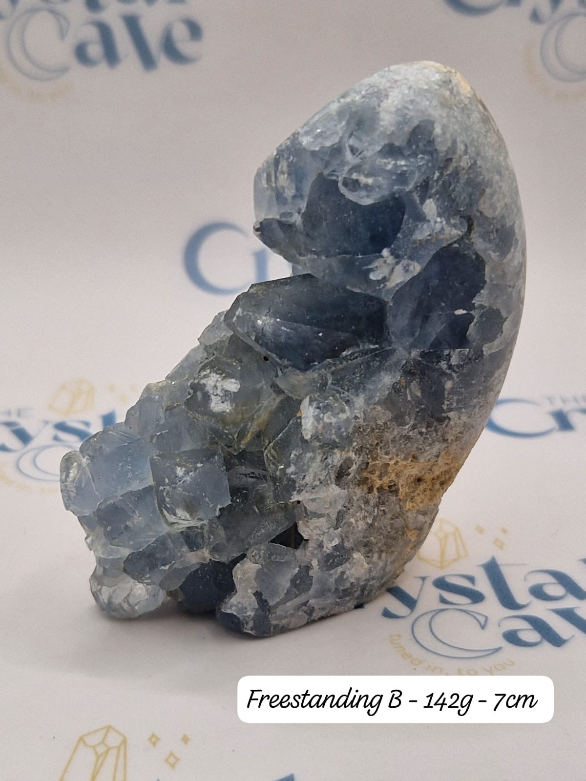 Celestite Freeform | Raw Crystal | Freestanding