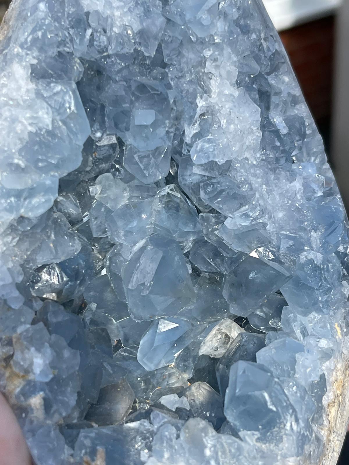 Celestite Raw Statement Crystal