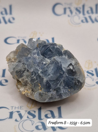 Celestite Egg | Raw Crystal | Carving