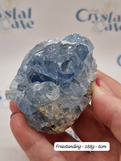 Celestite Freeform | Raw Crystal | Freestanding