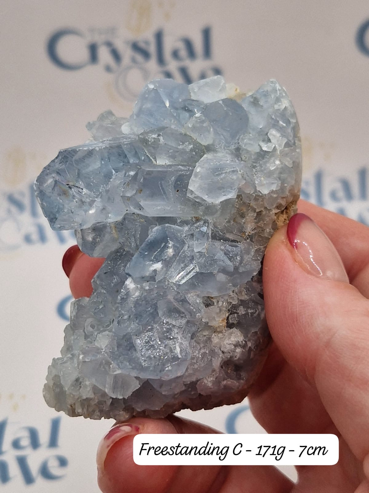 Celestite Freeform | Raw Crystal | Freestanding