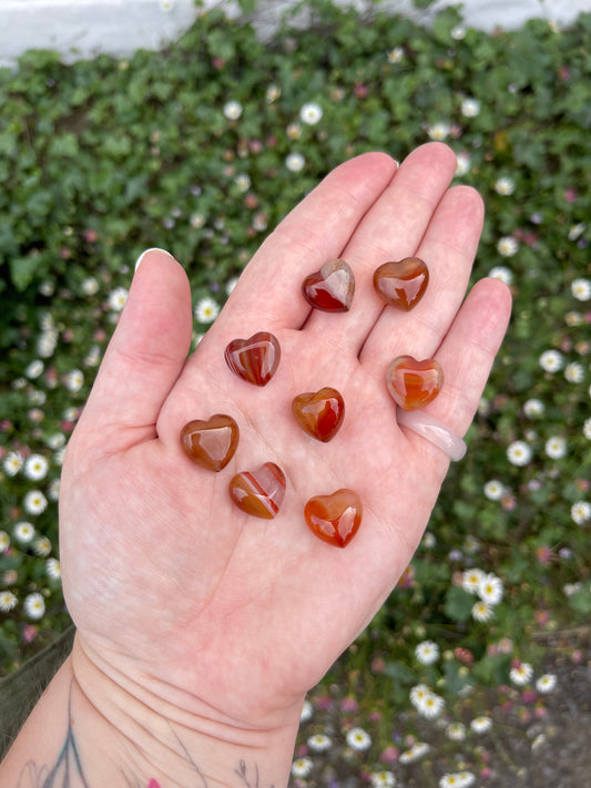 Carnelian Mini Heart