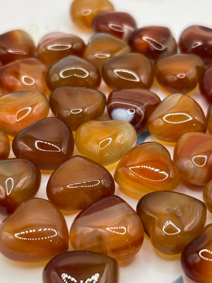 Carnelian Mini Heart