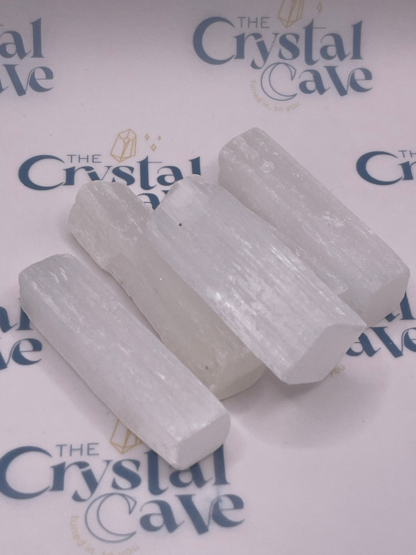 Raw Selenite Wand (Tumble)