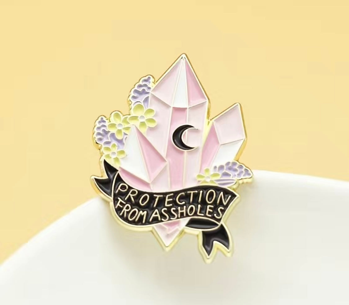 Protection from A*Holes - Pin Badge