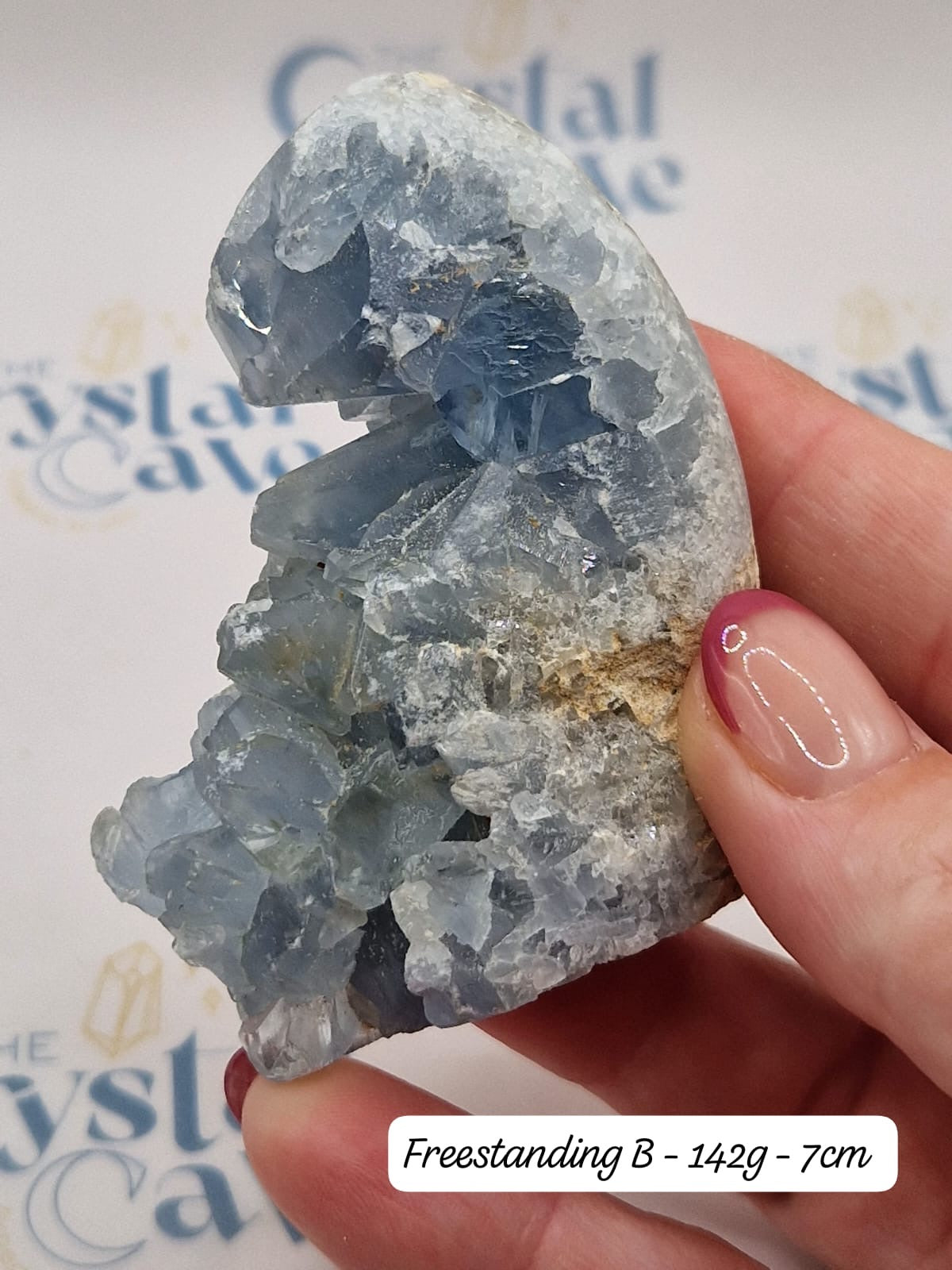 Celestite Freeform | Raw Crystal | Freestanding