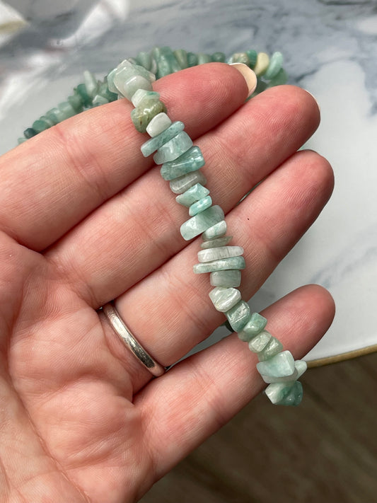 Amazonite Chip Bracelet