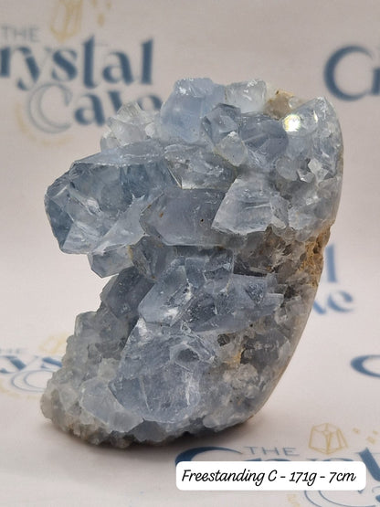 Celestite Freeform | Raw Crystal | Freestanding