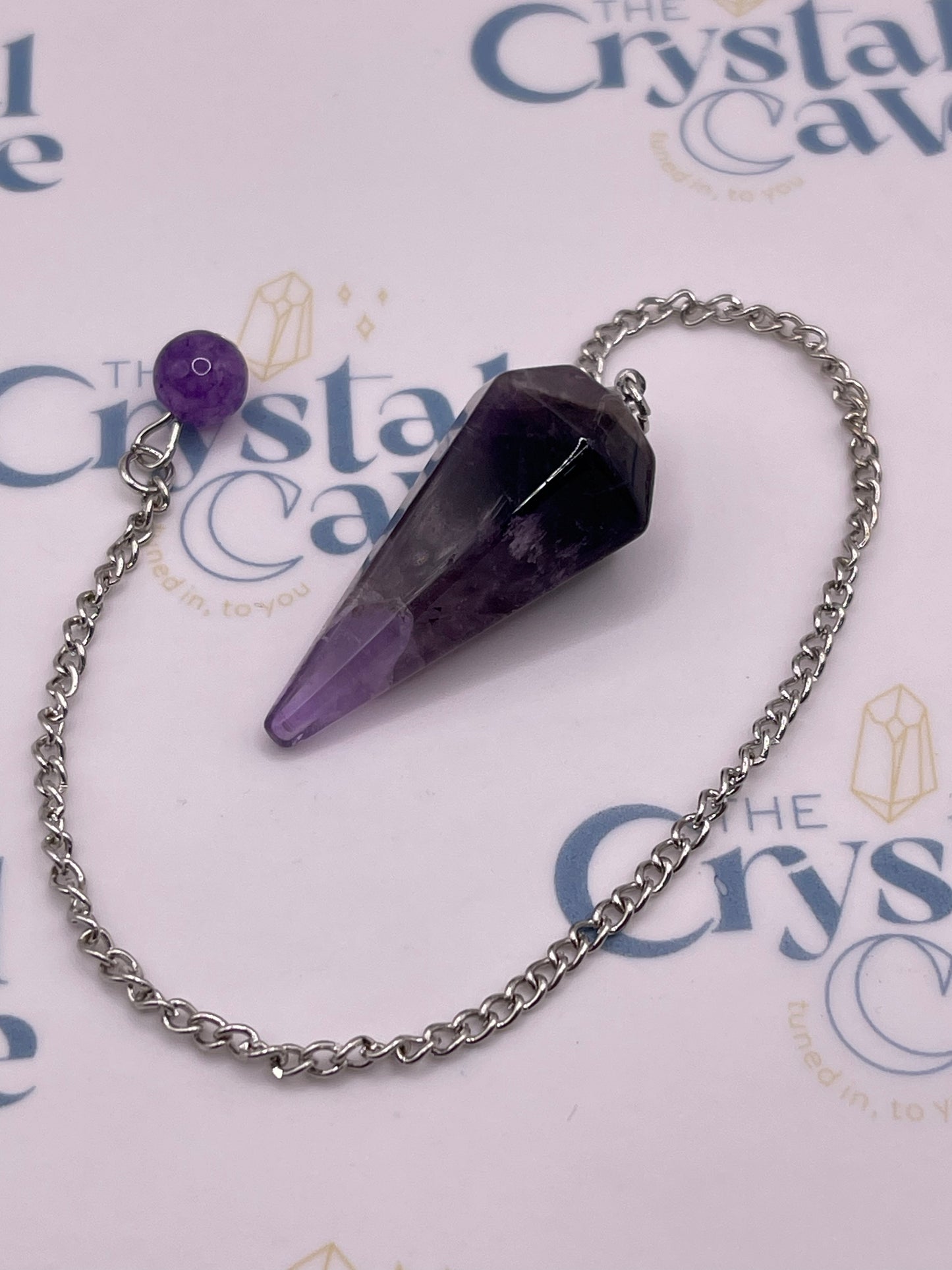 Amethyst Crystal Pendulum