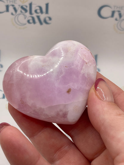 Pink Aragonite - Heart Shape