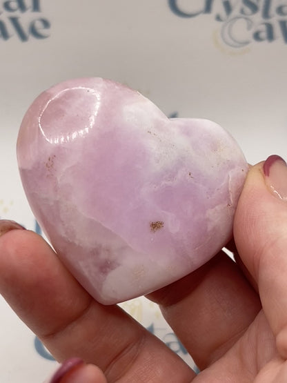 Pink Aragonite - Heart Shape