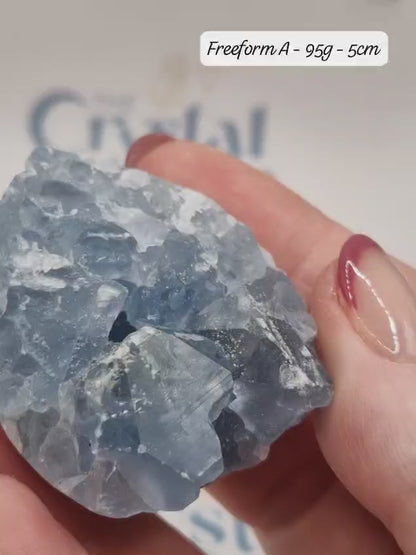 Celestite Egg | Raw Crystal | Carving