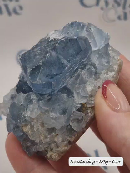 Celestite Freeform | Raw Crystal | Freestanding